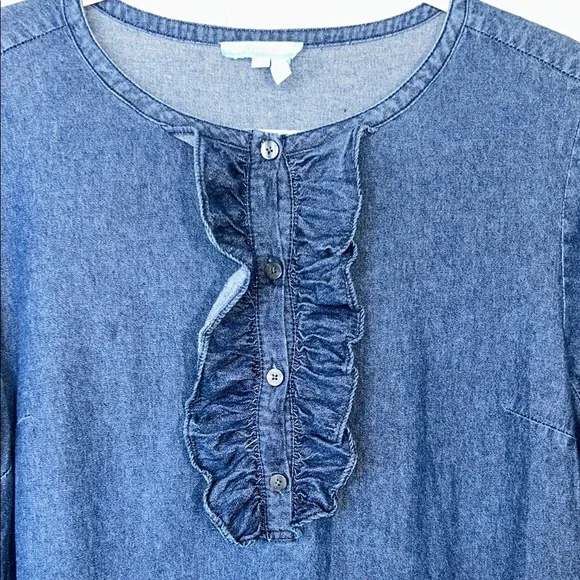 Draper James Blue Midi Dress - Picture 4 of 8